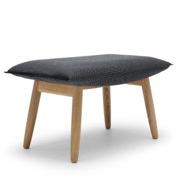 Carl Hansen E016 Embrace Foot Stool Side View 