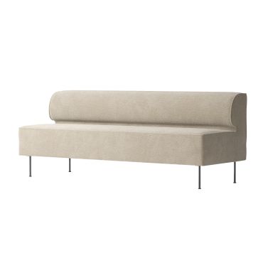 Audo Copenhagen Eave Dining Sofa in Moss fabric