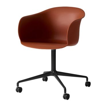 &Tradition JH36 Elefy Chair Copper Brown Black Base