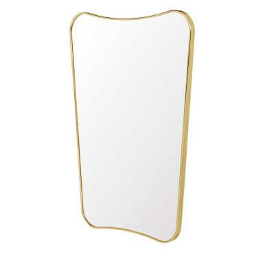 Gubi FA33 Rectangular Wall Mirror Small Side View