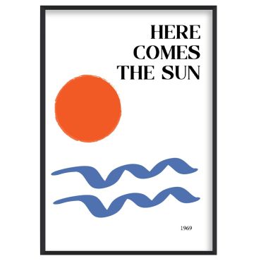 Fan Club Here Comes the Sun A3 Print 