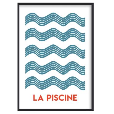 Fan Club La Piscine A3 Print 