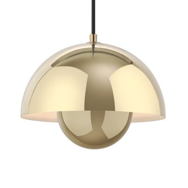 &Tradition Flowerpot Pendant Light VP1 Polished Brass