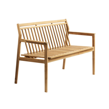 FDB Møbler M12 Sammen Garden Bench with Back