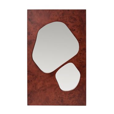 Ferm Living Folia Mirror - Dark Stained