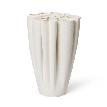 Ferm Living Dedali Vase - Large, Off White