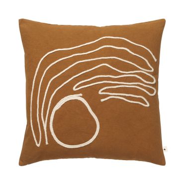 Ferm Living Jot Cushion - Aged Gold