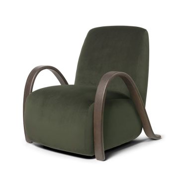 Ferm Living Buur Lounge Chair, velvet