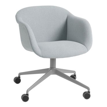 Muuto Fiber Soft Armchair - Swivel Base w. Castors