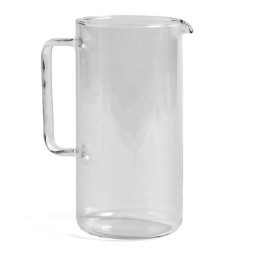 Hay Glass Jug, Straight Clear