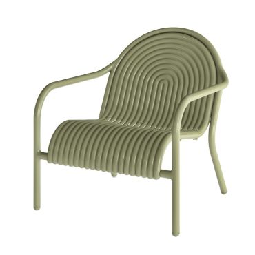 Tom Dixon Groove Outdoor Lounge Chair Moss