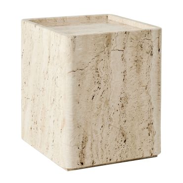 Gubi Pietra Side Table Small Neutral White