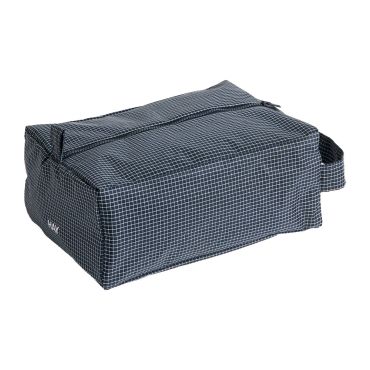 HAY Grid Wash Bag Small Dark Blue