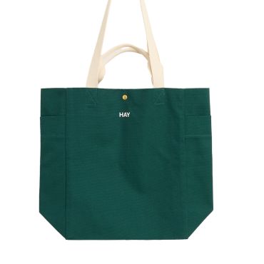 Dark green with cream strap