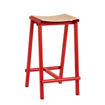 HAY Taburete 8 Bar Stool, Signal Red