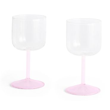 Hay Tint Wine Glass - Pink