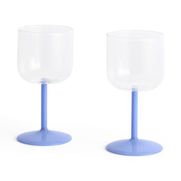 HAY Tint Wine Glass - Set of 2 - Jade Light Blue