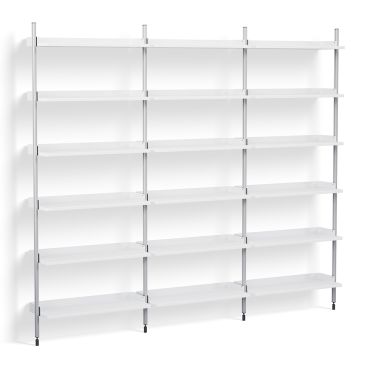 Hay Pier System 103 3PS white with aluminium profiles