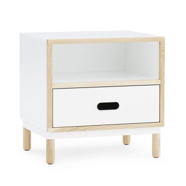 Normann Copenhagen Kabino Bedside Table White