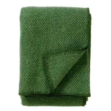 Klippan Lambswool Throw, Domino Green