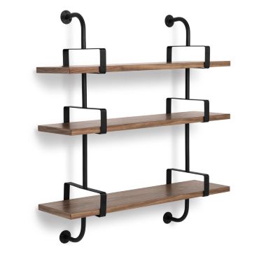 Gubi Demon Shelf - 3 Shelves walnut 