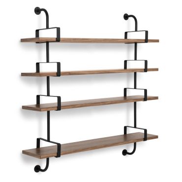 Gubi Demon Shelf - 4 Shelves walnut 