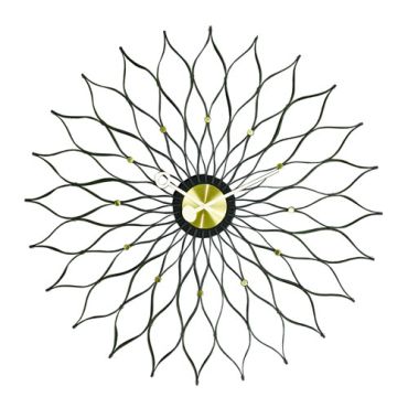 Vitra Sunflower Clock - Black Ash