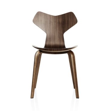 Fritz Hansen Grand Prix Wood Chair walnut