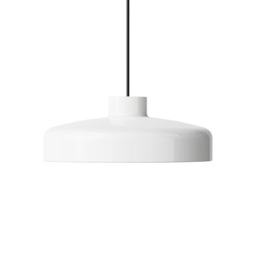 NINE Lacquer Pendant Light, Medium White