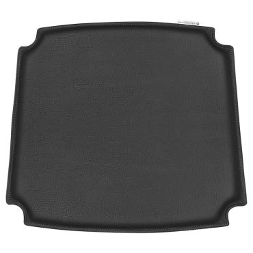 Carl Hansen CH24 Wishbone Chair Black Leather Seat Pad