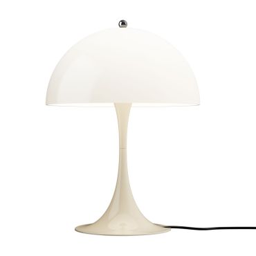 Louis Poulsen Panthella 320 Table Lamp - Opal Beige, On