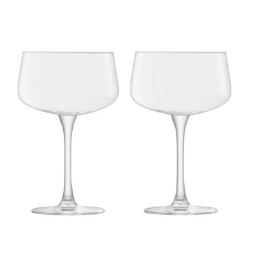 LSA Arc Saucer / Cocktail Glass - Set of 2