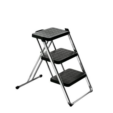 Magis Nuovastep Step Ladder,  Black and Chrome