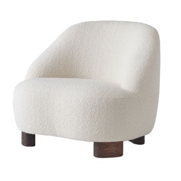 &Tradition Margas LC1 Lounge Chair oiled walnut w. Karakorum 001