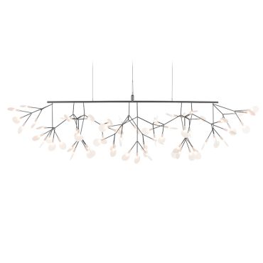 Moooi Heracleum III LED Linear Suspension Light Nickel
