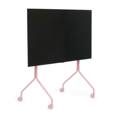 Pedestal Moon Rollin' TV Stand, Bubble Gum