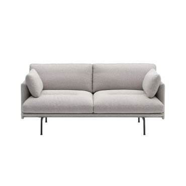 Muuto Outline Soft Sofa (2 Seater) with additional cushions, in Clay 12