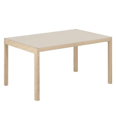 Muuto Workshop Table Warm Grey & Oak 140x92cm