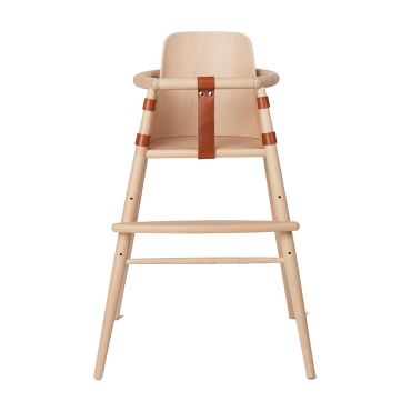 Carl Hansen ND54 High Chair with baby backrest, front view.