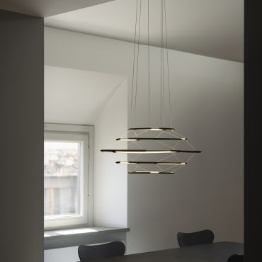 Nemo Lighting Drop 9 LED Pendant Light Black
