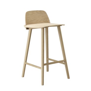 Muuto Nerd Bar Stool oak 