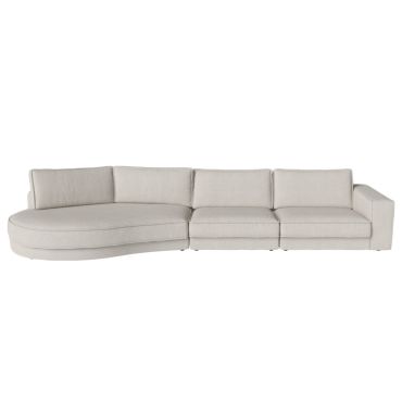 Bolia Noora Modular Sofa - Depth 127cm memory grey white