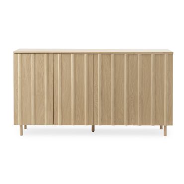 Normann Copenhagen Rib Sideboard Oak Front View