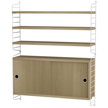 String Living Room Bundle L I oak white