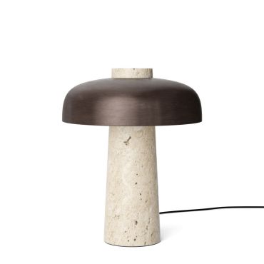 Audo  Copenhagen Reverse Table Lamp - Travertine