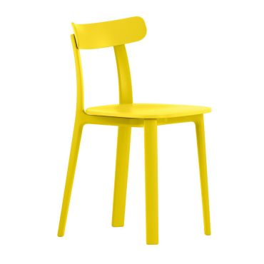 Vitra All Plastic Chair - Buttercup Yellow