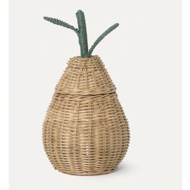 Small Pear Braided Storage Basket