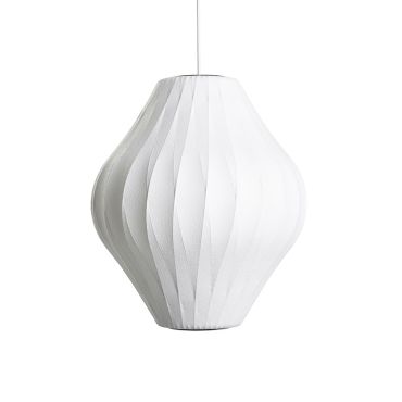 George Nelson Bubble Pear Crisscross Pendant Light medium