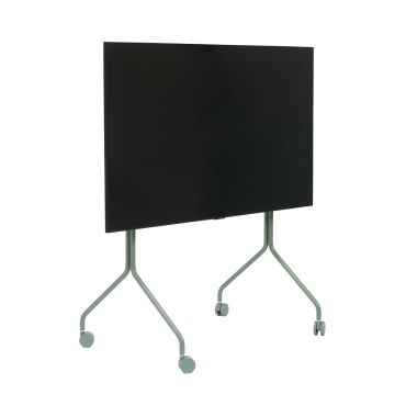 Pedestal Moon Rollin' TV Stand in Mossy Green