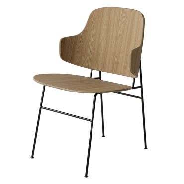 Audo Penguin Dining Chair Oak Front Side